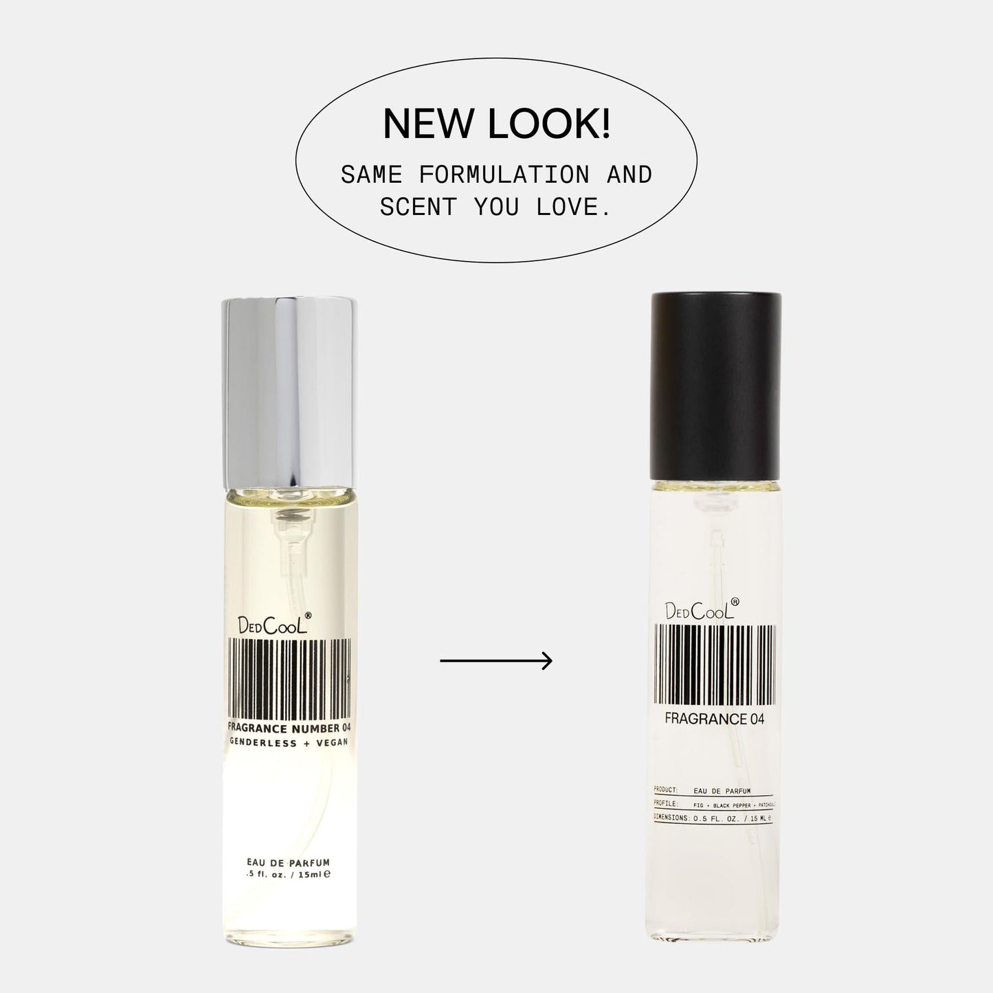 DedCool Eau de Parfum | Fragrance 04 | Fig, Black Pepper & Patchouli | Clean Unisex Fragrance | Non-Toxic, Vegan | Travel Size Perfume, 15 mL Beauty & Personal Care DedCool