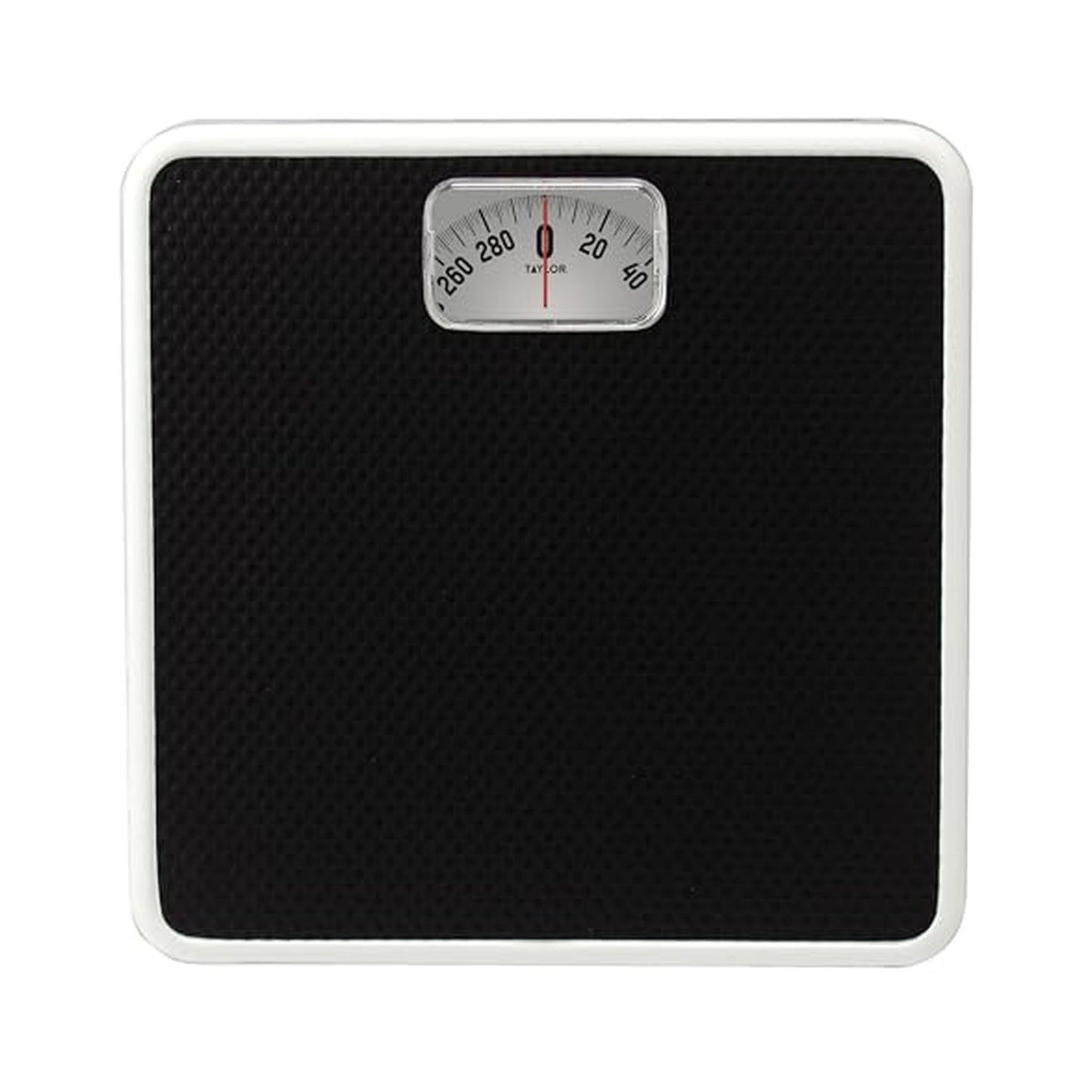 Taylor Analog Bath Scale, Classic Dial Body Weight Monitor, Mechanical Non-Digital Weighing Device with 300 lb Capacity, Battery-Powered Design…