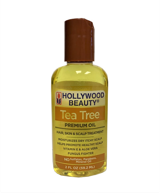 Hollywood Beauty Tea Tree Oil 2 Ounce (59ml) (3 Pack)