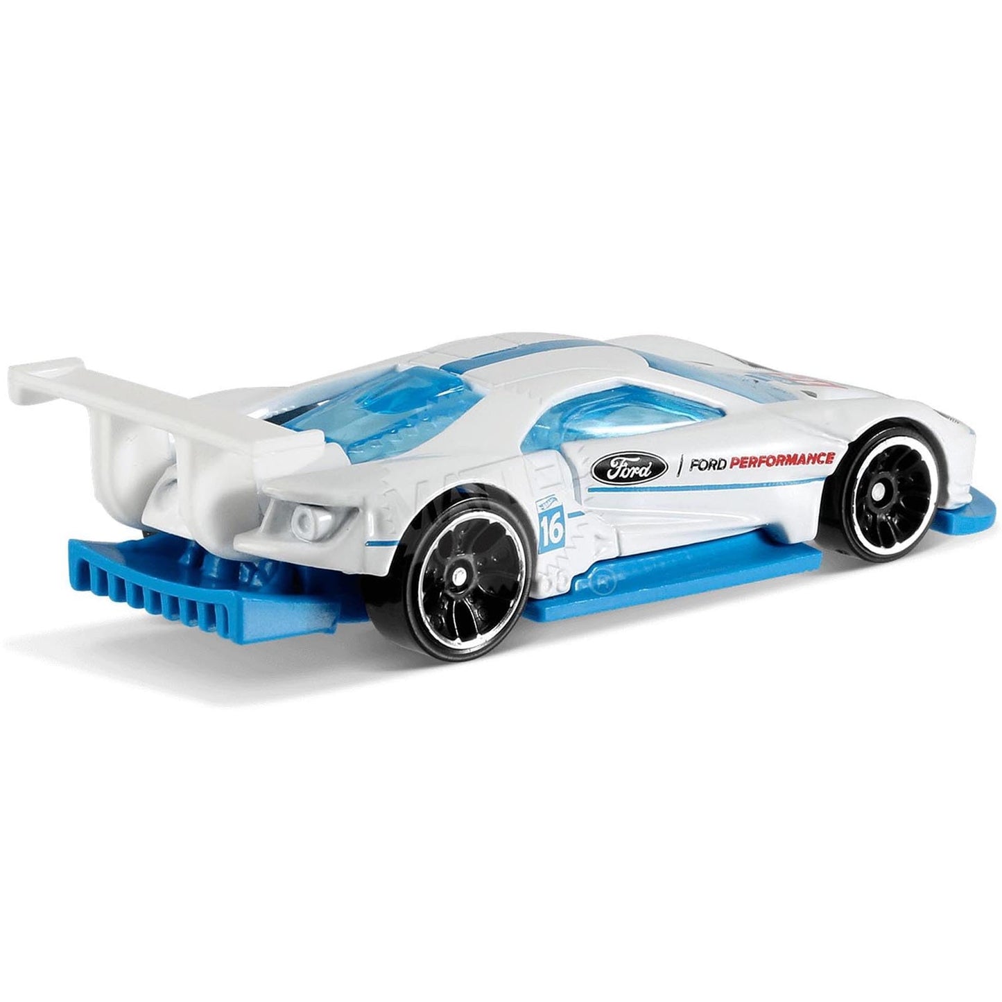 Hot Wheels 2017 HW Speed Graphics Ford Performance 2016 Ford GT Race 247/365, White