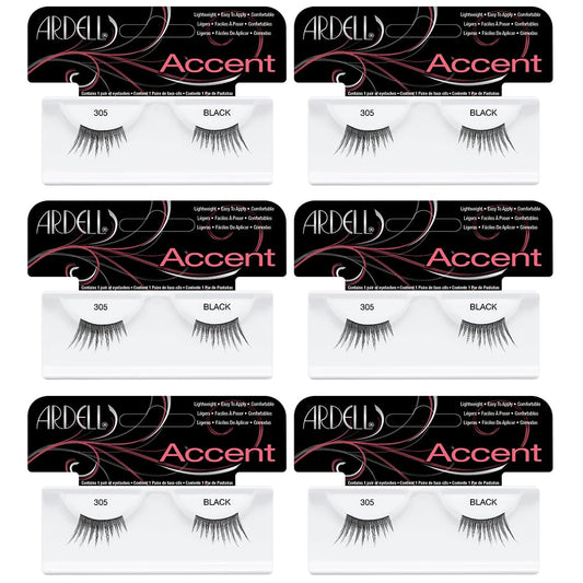 Ardell Accents Lashes Pair - 305, (Pack of 4)