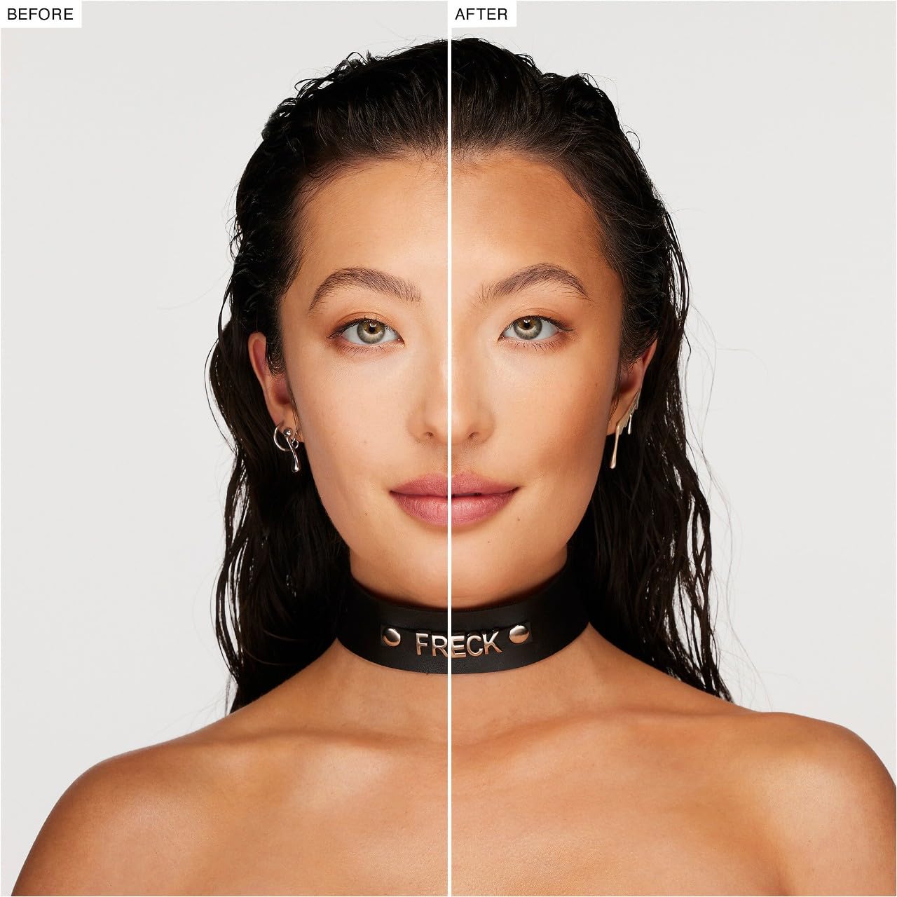 Freck Beauty FACE HACK Precision Sculpting Bronzer Stick | Creamy Buidable Bronzer Contour Stick | Blendable Natural Matte Skin Finish | Almond Tip