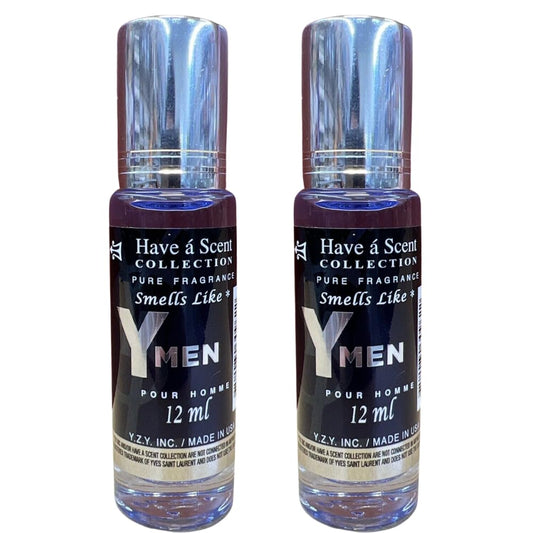 E de B Fragrance Perfume smell like YSL Y M Roll On Oil 12ml (Pack of 2) Beauty & Personal Care E de B