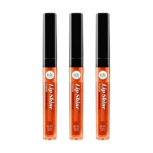 NICKA K NEW YORK Lipshine, Cosmetics, vibrant colors, bright colors, shining lips, lip shine, long lasting (AMZ263)