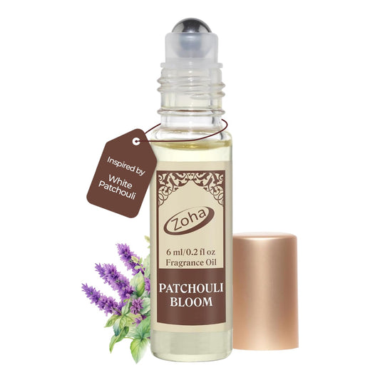 Zoha Patchouli Bloom Perfume for Women and Men | Impression of Tom-Ford White-Patchouli | Alcohol-free Fragrance | 6ml Roller Beauty & Personal Care Zoha