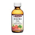 De La Cruz 100% Pure Cold-Pressed Golden Jojoba Oil - Organic Jojoba Oil for Hair and Skin - 2 FL OZ - 59 mL