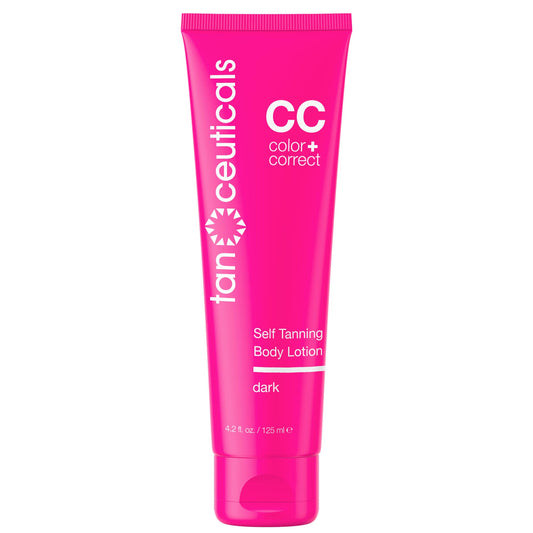 Tanceuticals Self Tanner - Dark Self Tanning Lotion for Body - Gives Natural Looking & Long Lasting Sunless Tan - Quick Fake Tan, Bronze Glow - Fresh