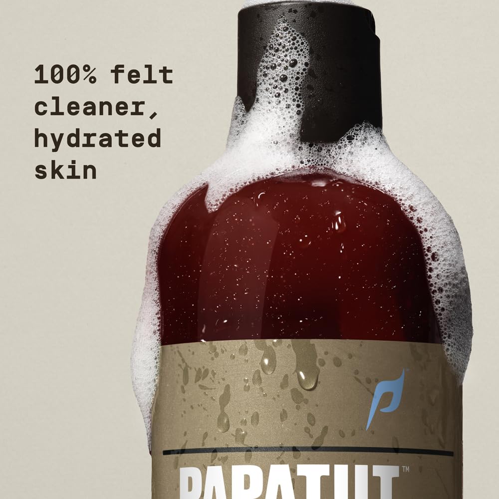 PAPATUI by Dwayne Johnson Refreshing Body Wash for Men | Exfoliating, Hydrating & Made with Coconut Oil | Lush Coconut | 18 oz Beauty and Personal Care PAPATUI