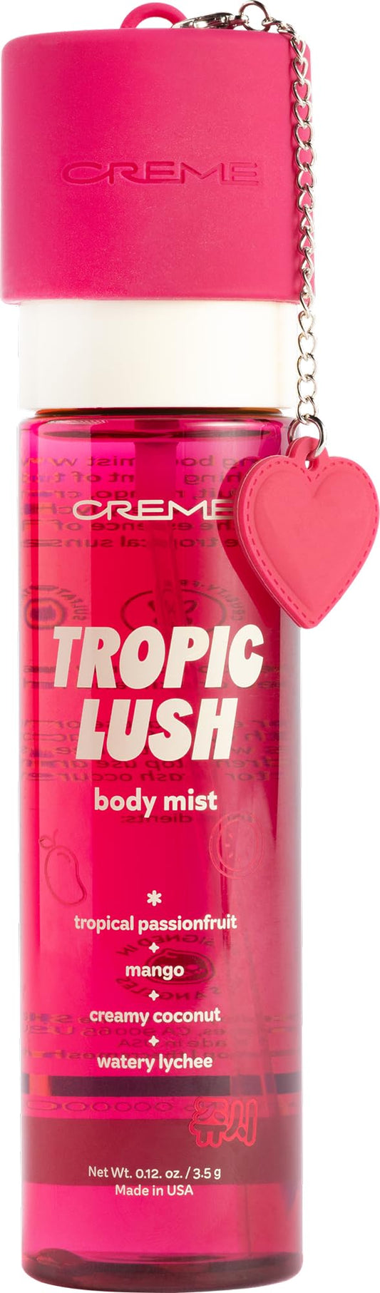 The Crème Shop Body Mist | Body & Hair Perfume for Women, Body Spray Fragrance with Tropical Fruits & Skin Musk, 3.38 fl. oz. (Tropic Lush) Beauty & Personal Care The Crème Shop