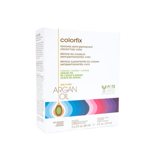 One 'n Only Colorfix Semi Permanent Hair Color Remover Kit - Professional Hair Dye Remover With Argan Oil - Provides Targeted Color Correction for All