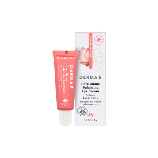Derma E Pure Biome Balancing Eye Cream for Women - 0.5 oz Cream