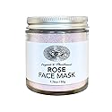 Anima Mundi Apothecary Rose Clay Mask - With Rose, Hibiscus & Mangosteen Powder - Hydrating & Purifying Mask with Soothing White Kaolin Clay + Aloe