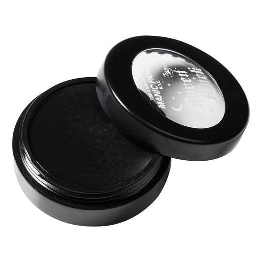 MANIC PANIC Raven Black Face Paint - Black Makeup for Face, Eyes & Body - High Pigment Body Paint with Matte Finish - Halloween, Cosplay & Stage