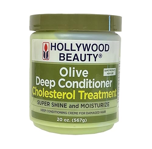 Set of 4 Hollywood Beauty Olive Cholesterol 20 oz. Jar bundled by Maven Gifts