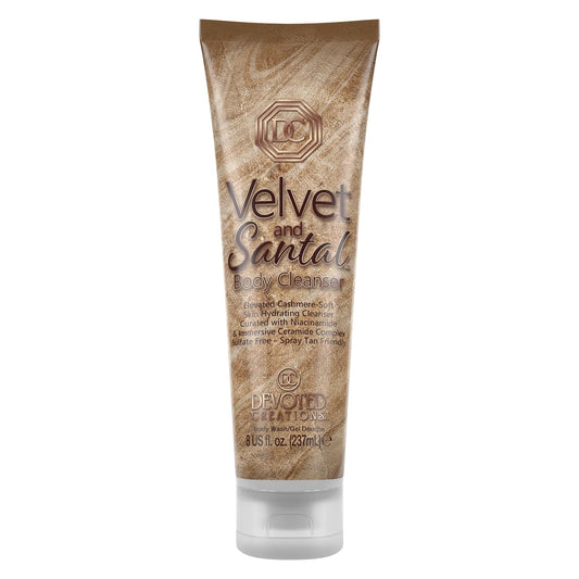 Devoted Creations Velvet and Santal Body Cleanser - Elevated Cashmere-Soft Skin Foaming Hydrating Body Cleanser Beauty & Personal Care Devoted Creations