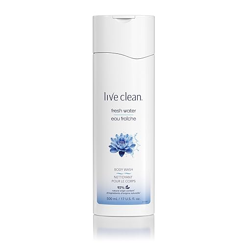 Live Clean Body Wash, Hydrating Fresh Water, 17 Oz