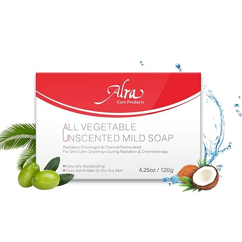 Alra - All Vegetable Unscented Mild Soap - Cleanses Skin During and Post Cancer Chemotherapy and Radiation Treatment - Soothing for Eczema, Psoriasis Beauty & Personal Care Alra