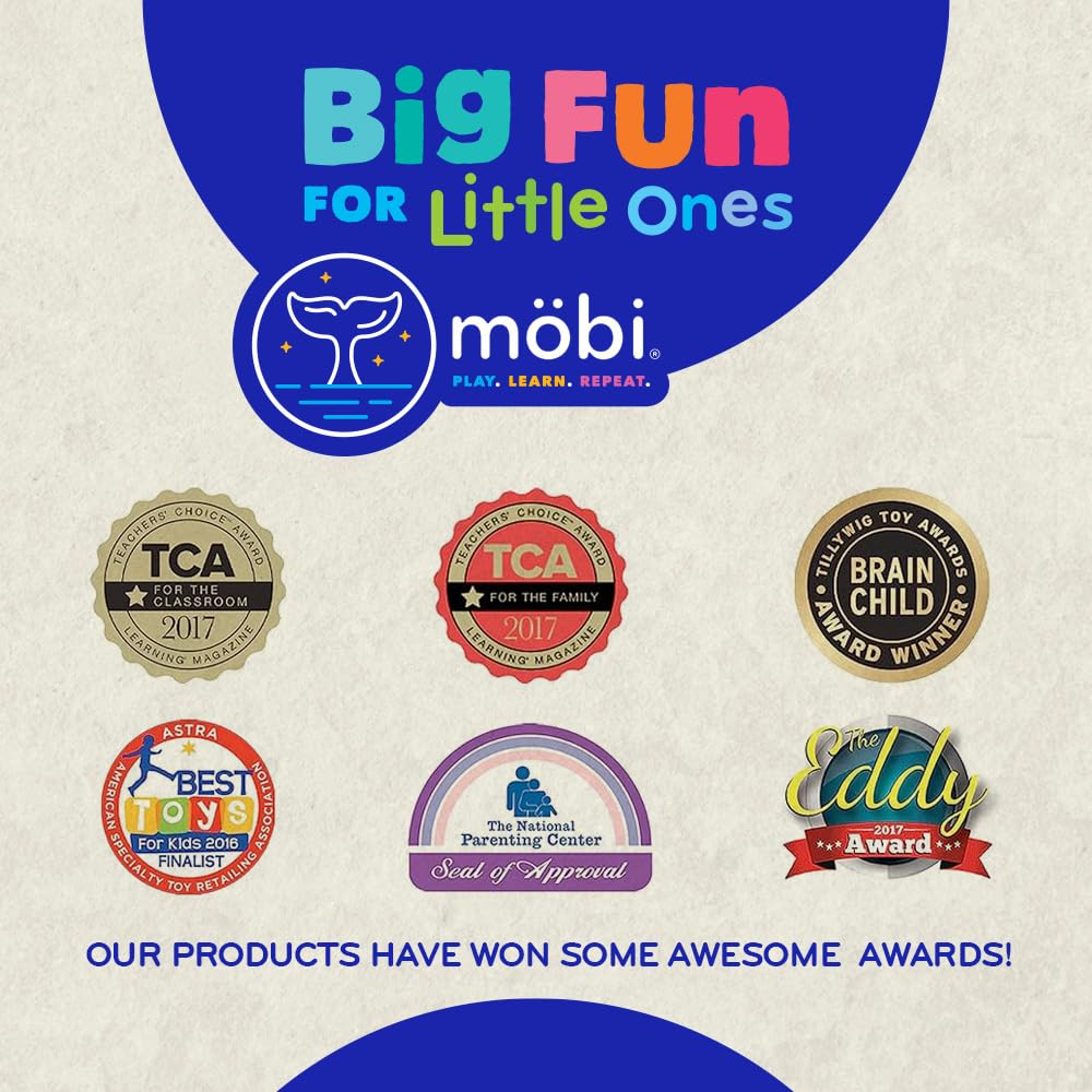 Mobi Zoomi Hexagon Maze Puzzle Game – 3D Gravity Ball Brain Teaser, Fidget Toy for Motor Skills & Coordination, Toddler & Kids Toy Ages 4+