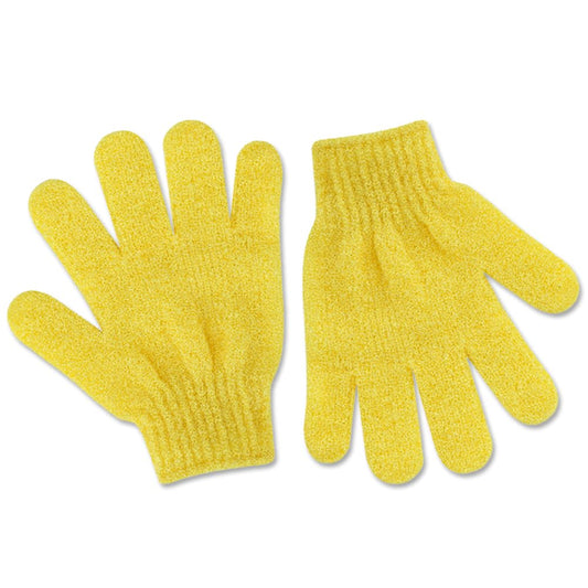 AKOAK Bath Gloves for Adults & Kids, 1-Pair Double-Sided Exfoliating Gloves for Gentle Body Scrub and Massage, Soft Bathing Accessories for Spa Beauty and Personal Care AKOAK