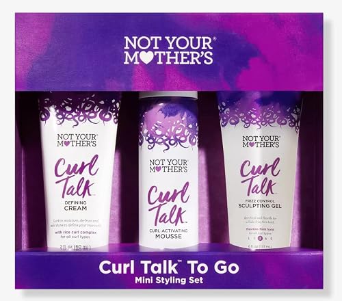 Not Your Mother's Not Your Mothers Curl Talk To Go Mini Styling SET. Defining Cream And Curl Activating Mousse.