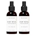 Muse Apothecary Study Ritual - Aromatic and Invigorating Room Mist, 4 oz, Infused with Natural Essential Oils - Aloe + Eucalyptus Mint, 2 Pack