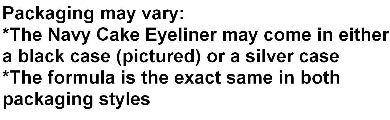 Pure Ziva Matte Cool Dark Navy Blue Cake Eyeliner & Pressed Eyeshadow, Water Activated Powder; Gluten & Cruelty Free