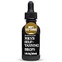 RemeVerse Men’s Self-Tanning Drops - Achieve Natural-Looking Even Skin Tone with Customizable Sunless Tanner for Men - Post-Shave Skin Protection