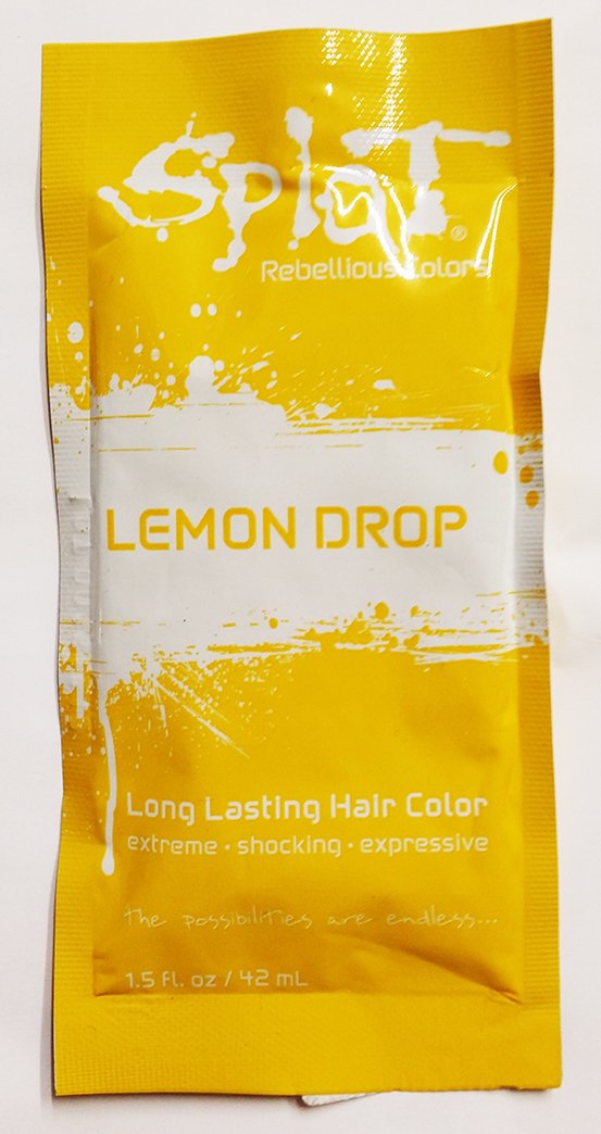 SPLAT Splat Hair Color 1.5 Oz Individual Packs Lemon Drop
