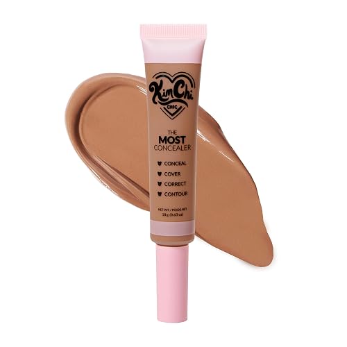 KimChiChic Beauty The Most Concealer | Full Coverage Water Resistant Multi-Use Concealer | Conceal, Correct, Contour & Highlight | Matte Satin Hybrid