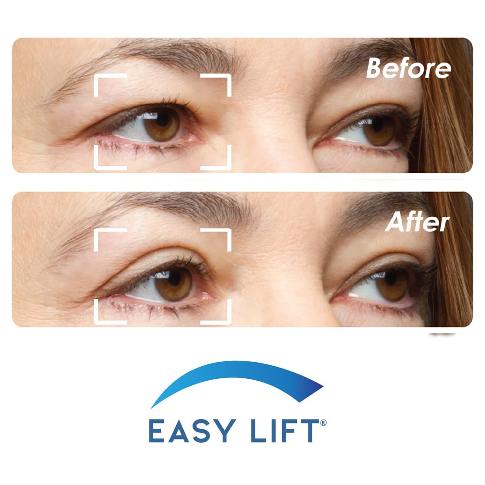 EasyLift The Original 60 Second Eye Lift Strips | Instant Upper Eyelid Lift for Droopy Eyes | As Seen On TV | Hypoallergenic, Lab Tested & Safe