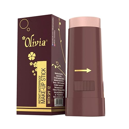 Olivia Instant Waterproof Makeup Stick Concealer Rachelle Rose 15g Shade No.2 (SPF 12)