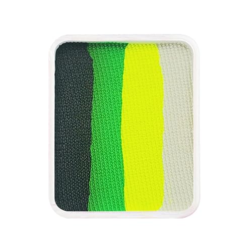 Kraze FX Face Paint Palette Refill - Meadow Face Paint (6 gm) - Hypoallergenic, Non-Toxic, Water Activated Professional Face & Body Painting Makeup