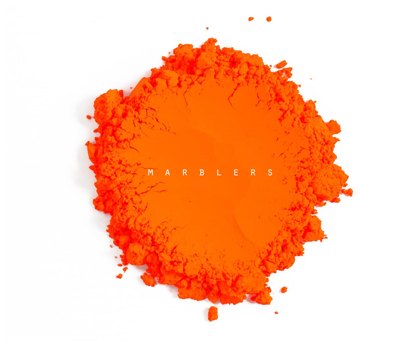 MARBLERS Fluorescent Pigment [Neon Orange] 0.11oz (3g) | Matte Pigment | Non-Toxic | Vegan | Cruelty-Free | Nail Polish, Nail Art, Soap, Craft |