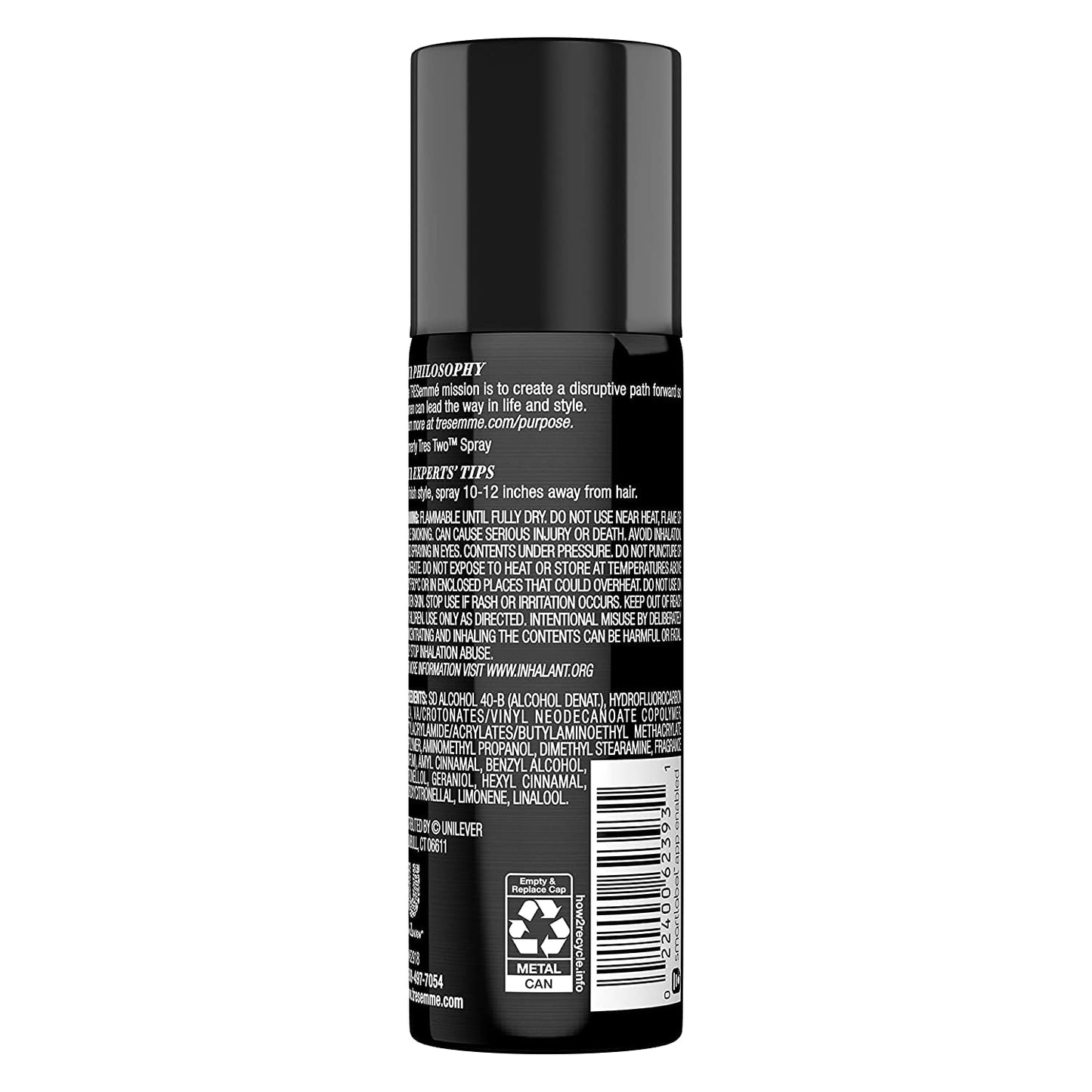 Tresemme Hairspray Extra Hold Frizz Control 1.5 Ounce (12 Pack)