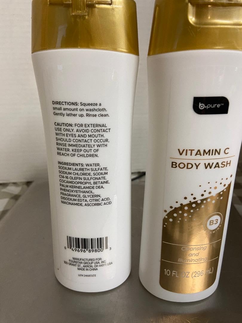 b.pure Vitamin C Body Wash 2 EA 10 FL EA Beauty & Personal Care b.pure