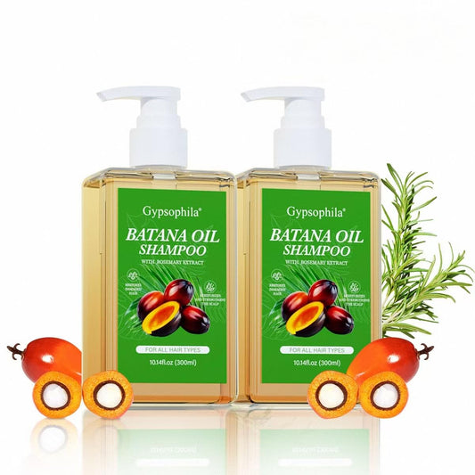 Gypsophila 2PACK Batana Oil Shampoo,Rosemary Shampoo,Nourishing & Rejuvenating for Softness & Volume, Suitable for Men & Women, Reduces Hair Loss Beauty and Personal Care Gypsophila Default Title
