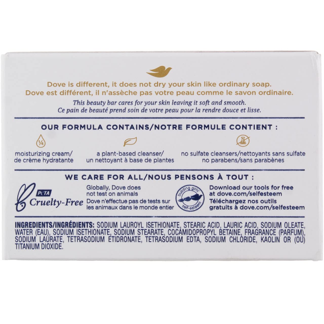 Dove Bar White 3.15 oz Pack of 4