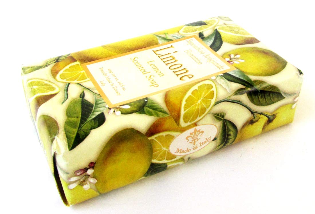 Saponificio Artigianale Fiorentino Lemon Scented Italian Soap - 10.5 oz Bar