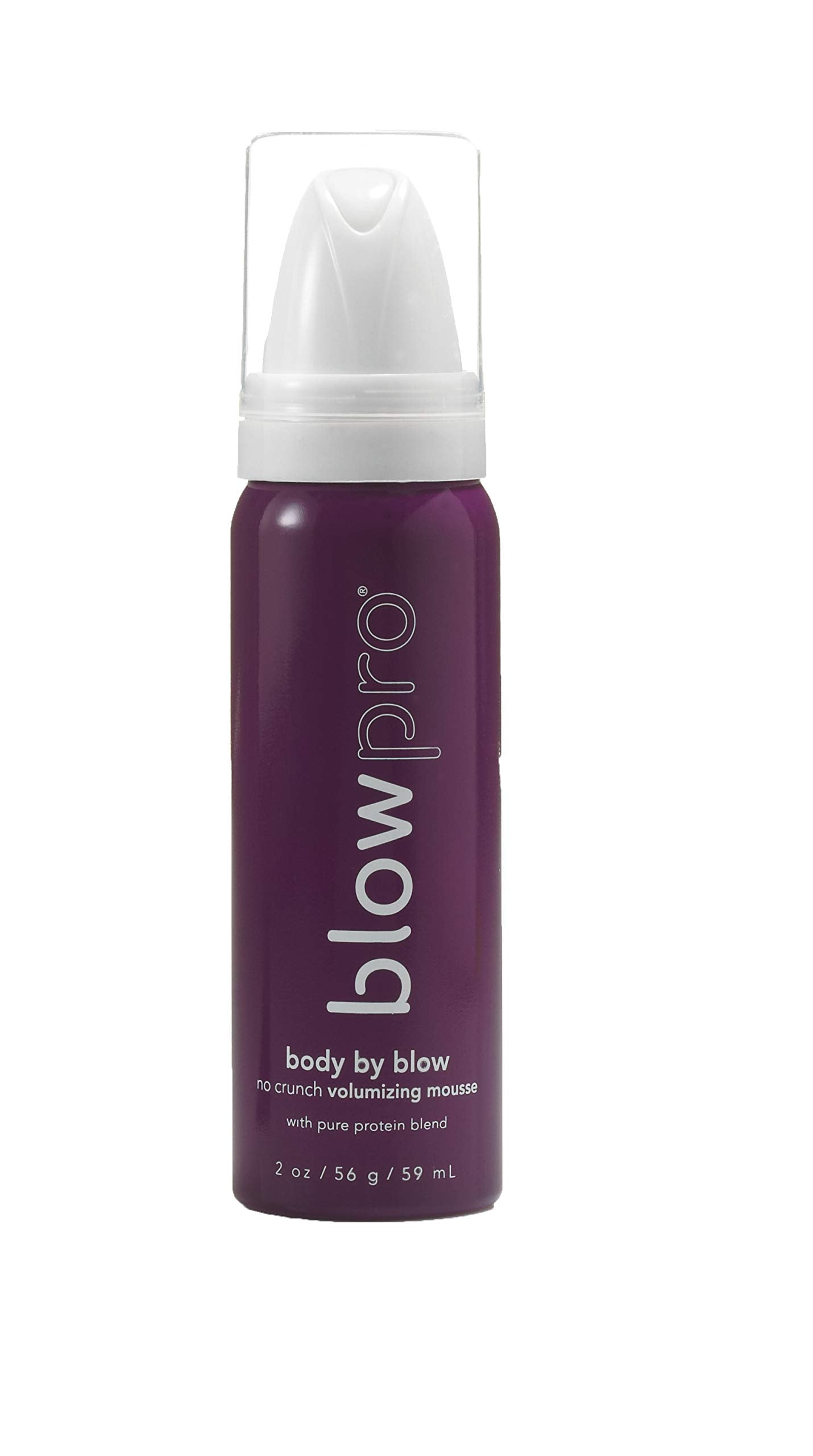 blowpro Body By Blow No Crunch Volumizing Mousse - Hair Thickening Texturizing Spray Foam for Thicker, Fuller, Textured & Weightless Hair - No Oily or
