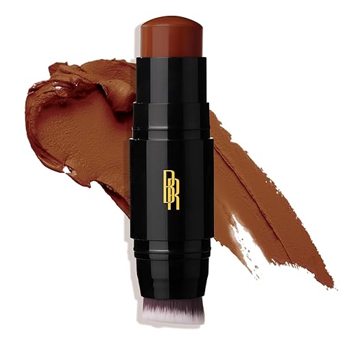 Black Radiance Color Perfect Foundation Stick with Soft Brush Applicator Duo - Buildable, Blendable Versatile Pigment-Rich Formula - Espresso