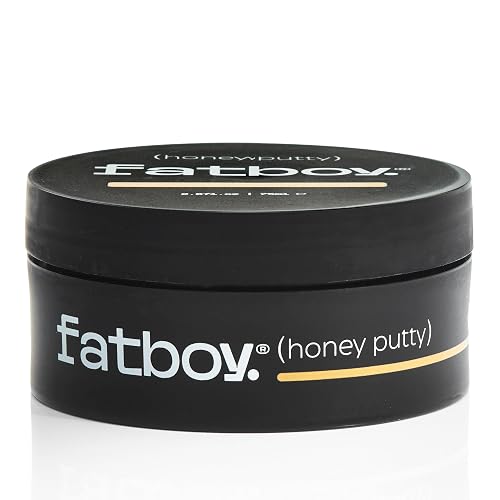 Fatboy Honey Putty, Styling Putty, Leave-In Scalp Treatment, and Hair Nourishment with Manuka Honey and Paw Paw, for Men and Women. Lightweight