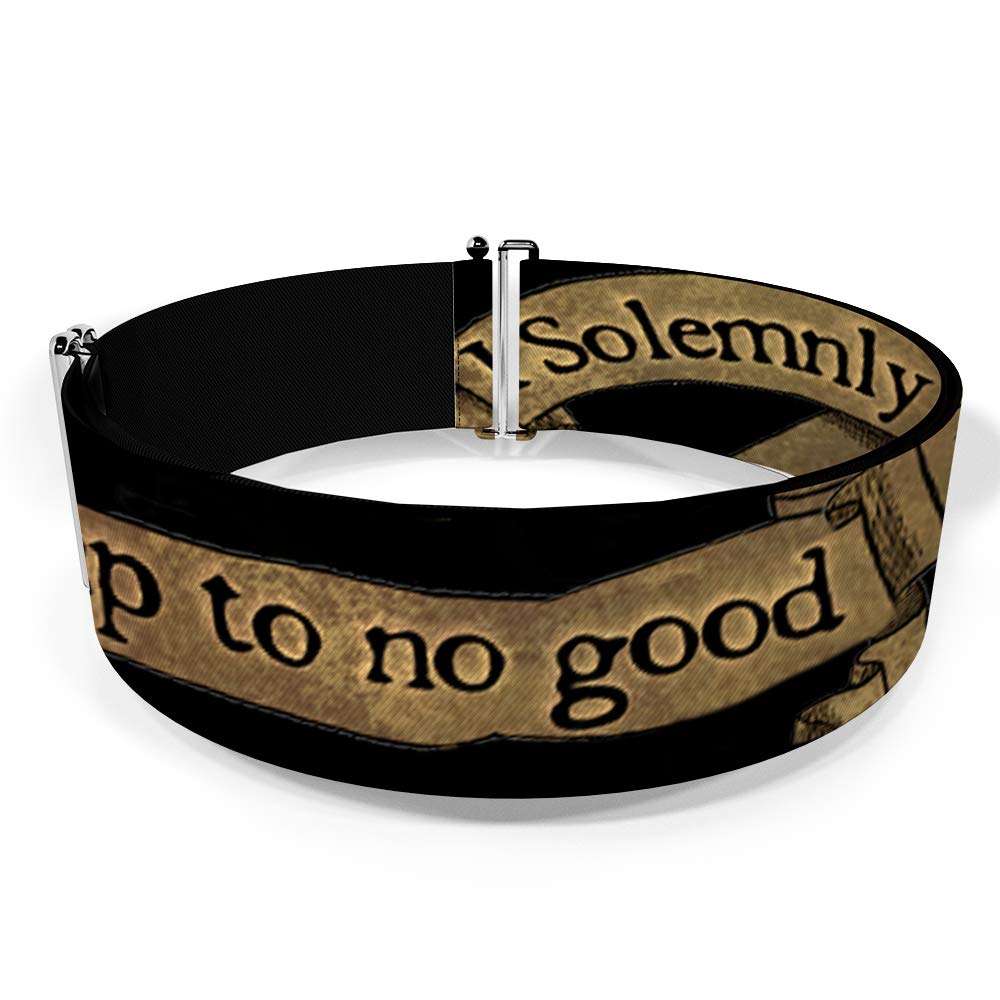 Buckle-Down Women's Cinch Belt Potter I Solumnly Swear No Good 23 to 42 Inch, Multicolor