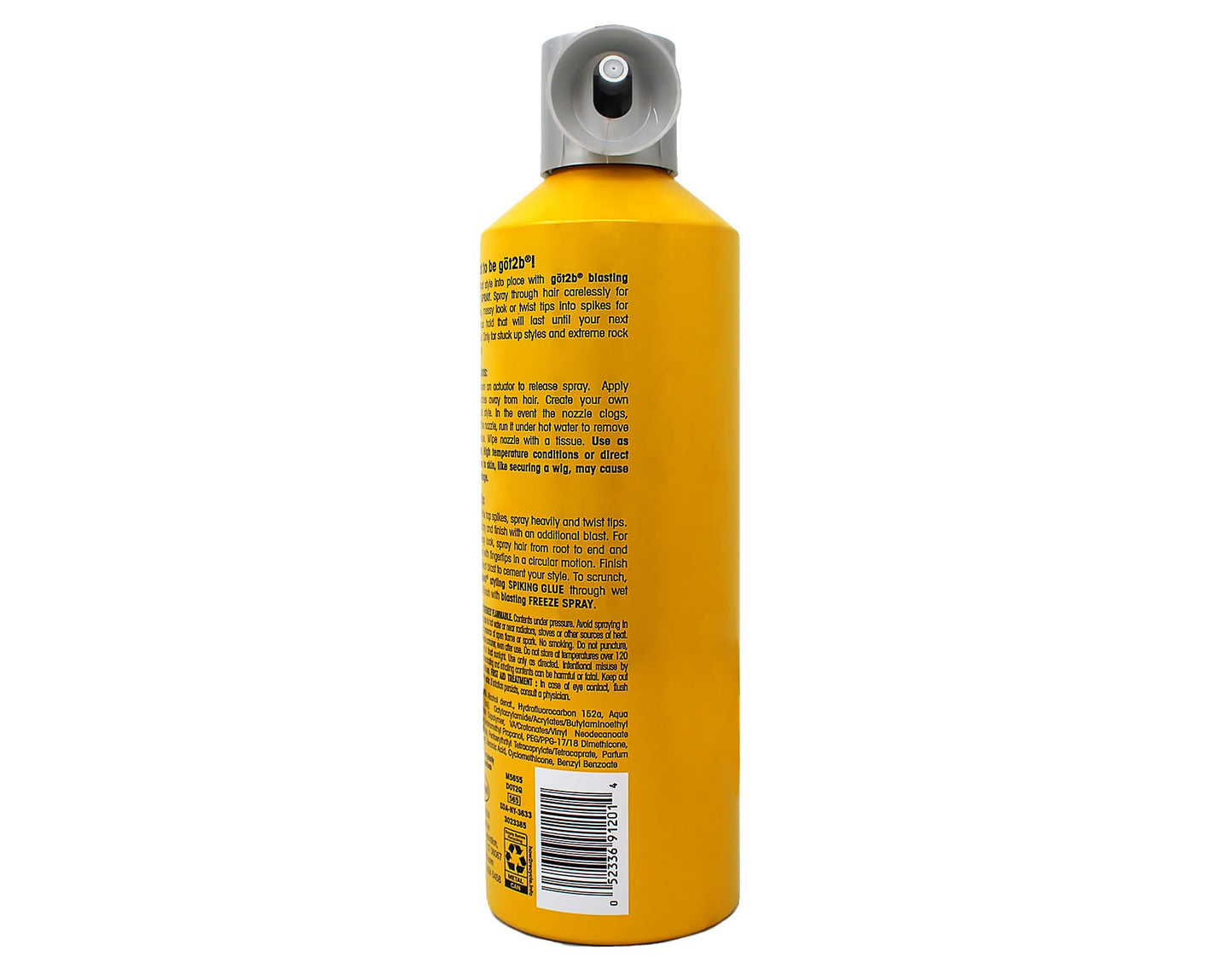 (6Pack) [GOT 2B] GLUED BLASTING FREEZE SPRAY SCREAMING HOLD FOR HAIR 12OZ