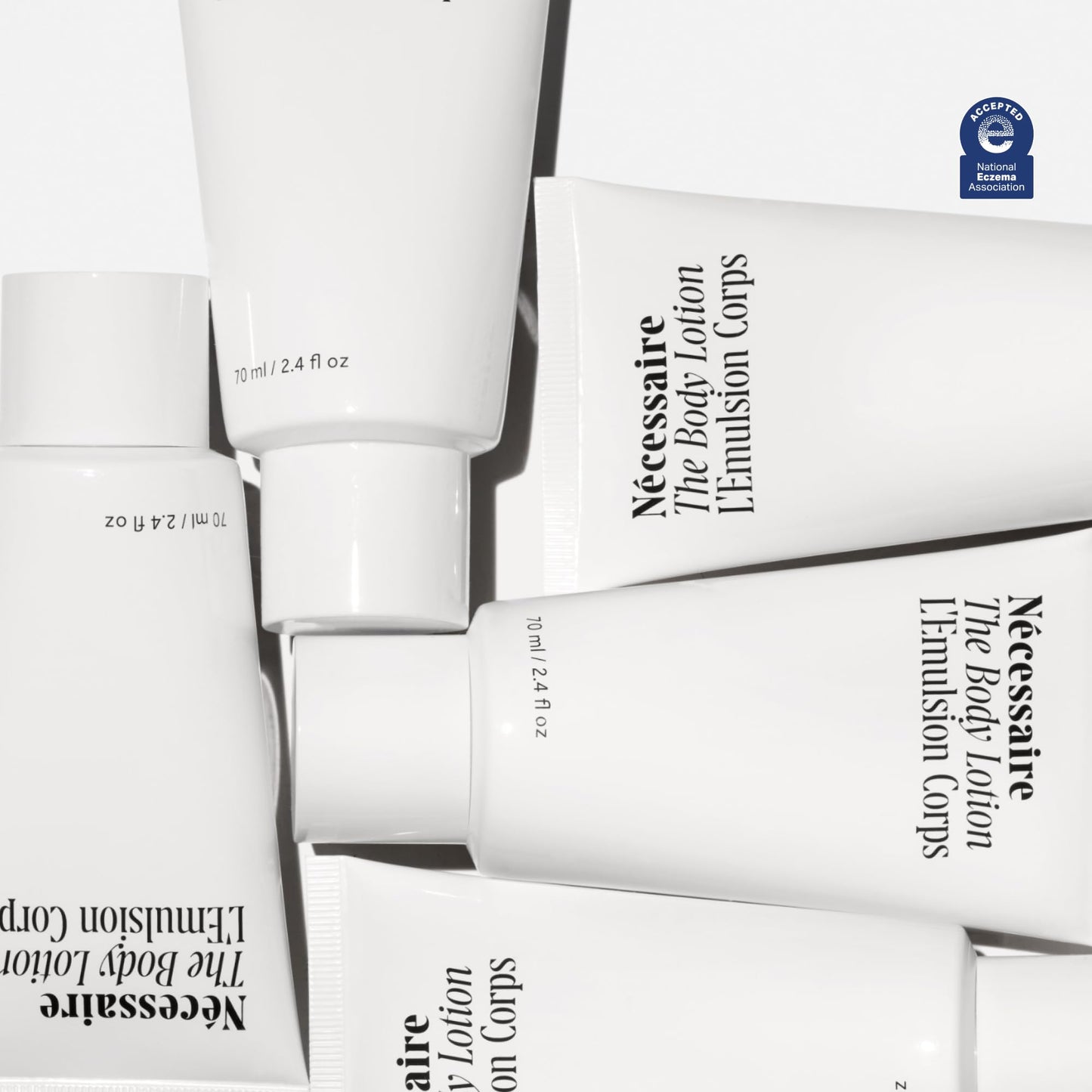 Nécessaire The Body Lotion. Fragrance-Free. Multi-Peptide Firming Lotion to Moisturize, Firm, Strengthen. 2.5% Niacinamide, Vitamin C/E + Omega 6/9