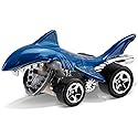 Hot Wheels 2016 Shark Bite Street Beasts Blue 208/250, Long Card by Mattel