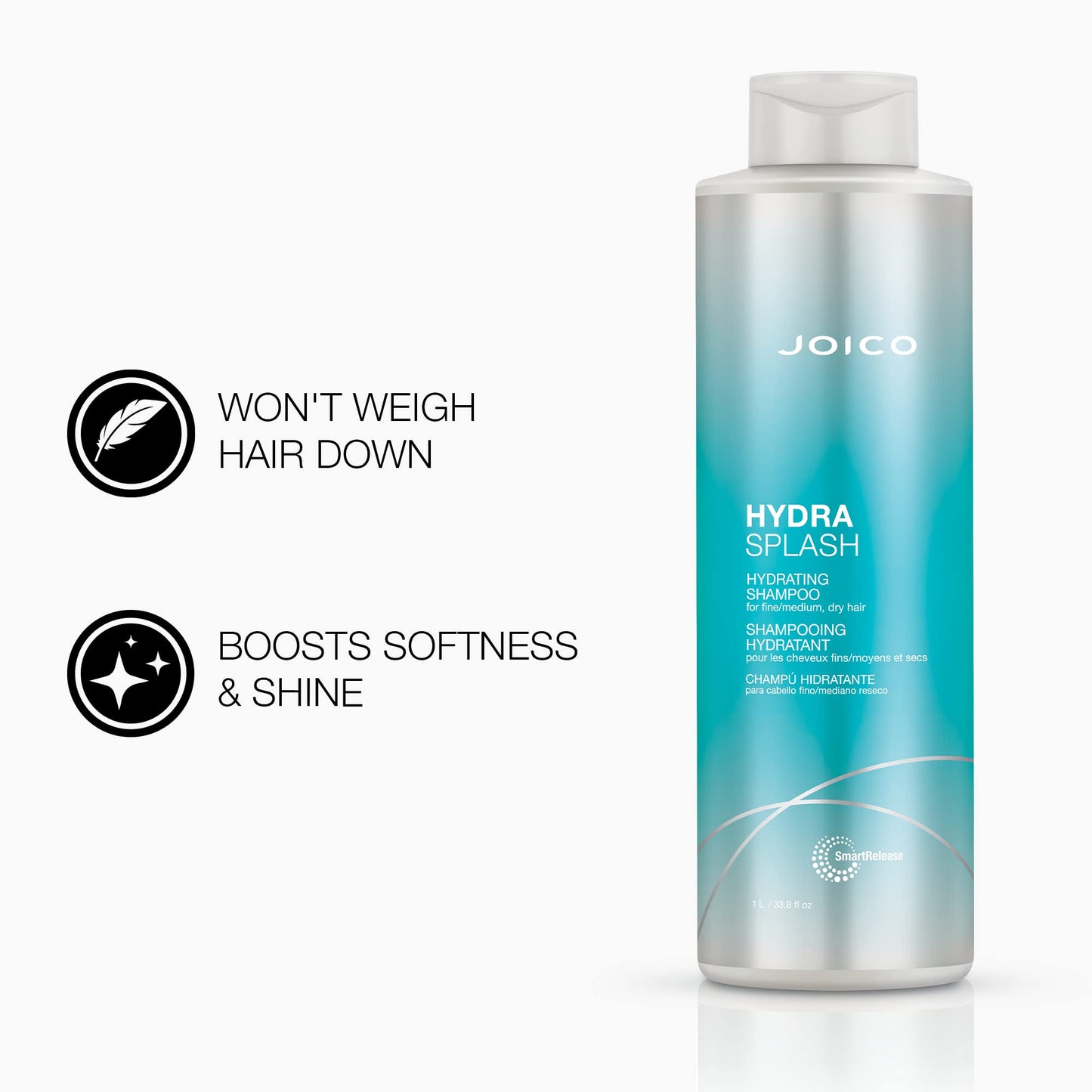 Joico HydraSplash Hydrating Shampoo and Conditioner For Fine Hair Set