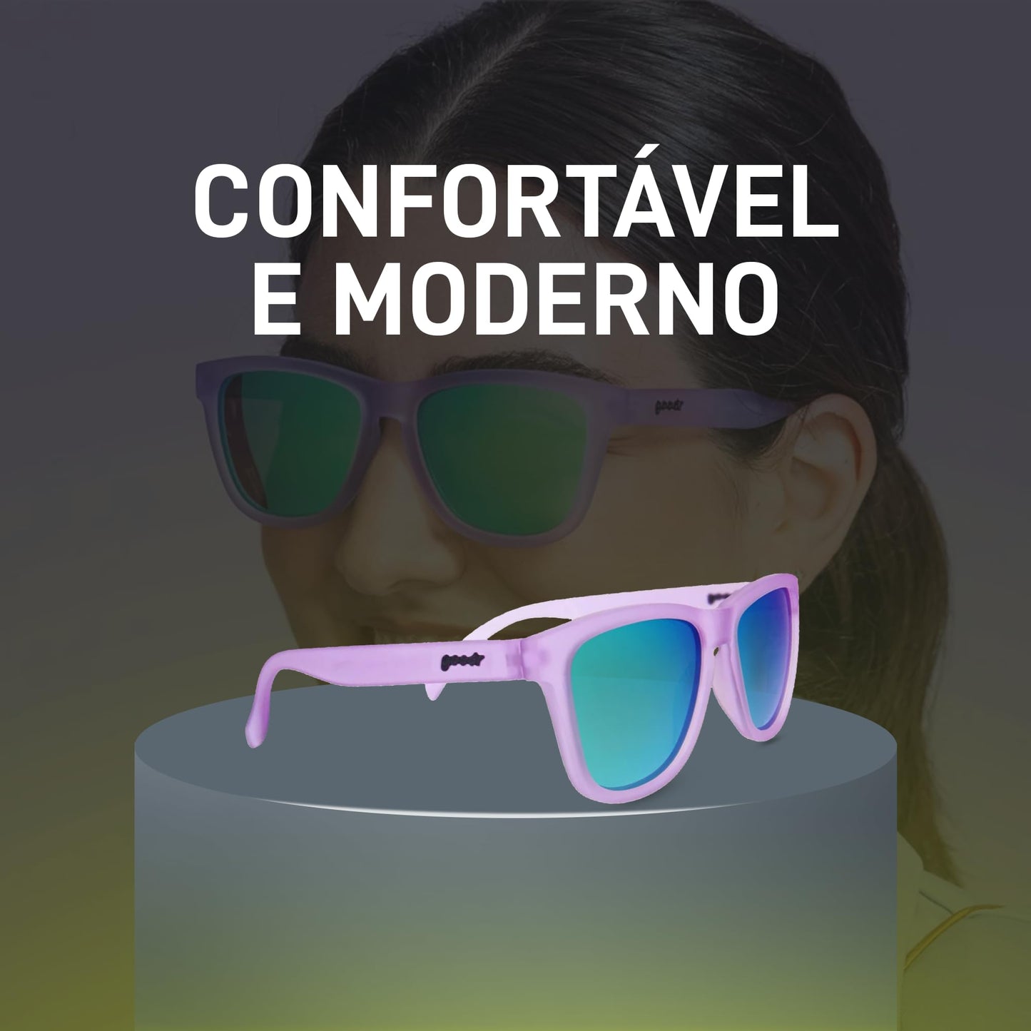 Goodr Lilac It Like That!!! Polarized Sunglasses One Size