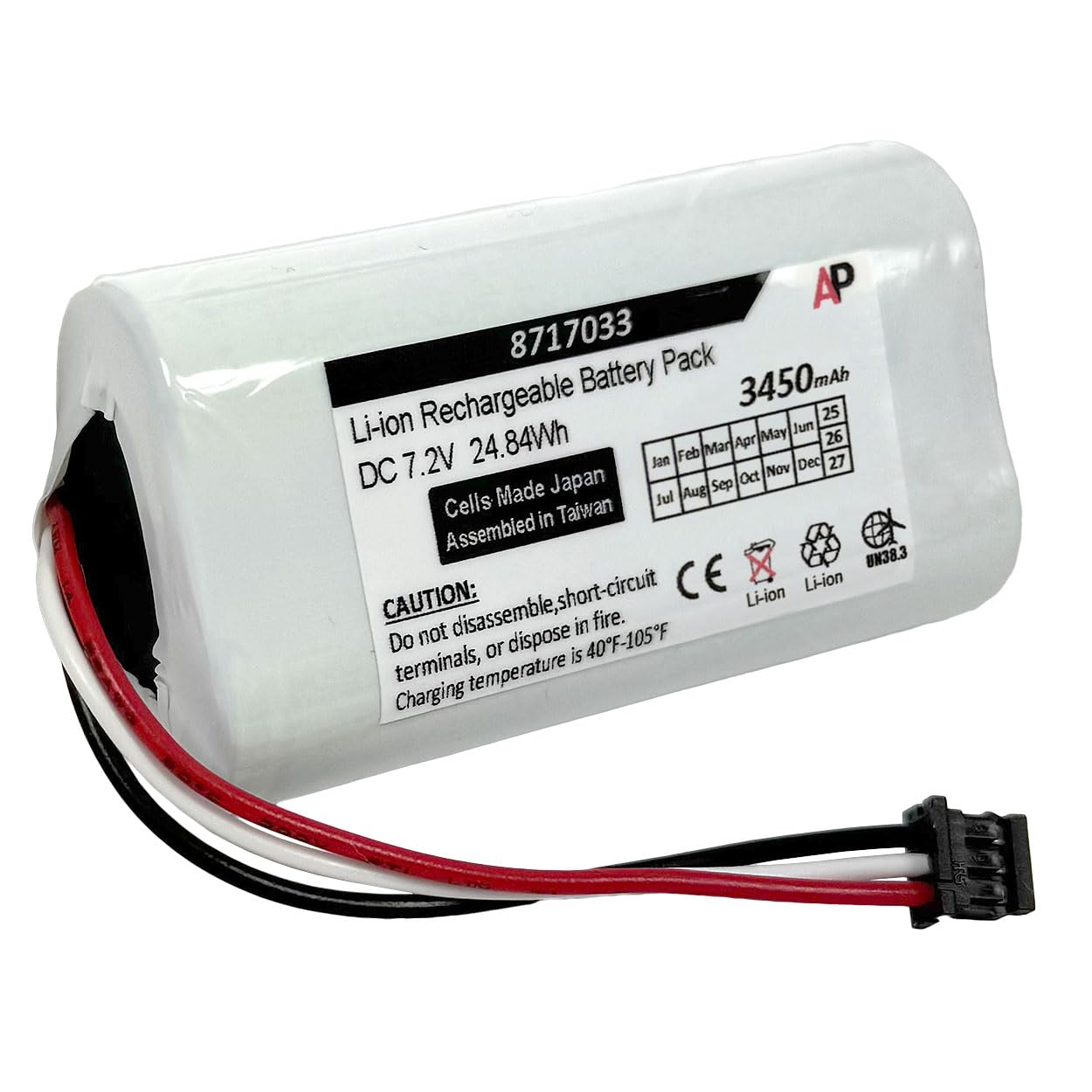 Artisan Power Replacement Battery for B. Braun Perfusor Compact Plus Syringe Pump - Li-ion 3450 mAh - Replaces 120021-O, 34522005, 33170034, 8717033 Beauty and Personal Care Artisan Power
