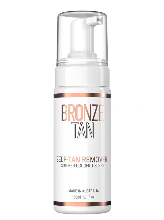 Bronze Tan Self Tan Remover For Fake Tan Streaks, Build Up, Correction, Or Full Removal Of Self Tanner or Bronzer - Summer Coconut Scent (150ML / 5.1