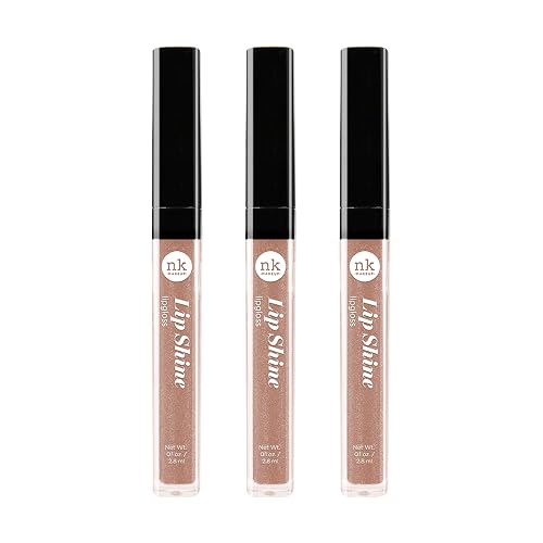 NICKA K NEW YORK Lipshine, Cosmetics, vibrant colors, bright colors, shining lips, lip shine, long lasting (AMZ259)